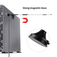 Antenne de communication 4G LTE à hélice à ressort, personnalisable, omnidirectionnelle, avec câble RG174, fixation magnétique puissante, mâle