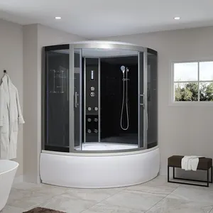 Steam Shower Room,Bathtub With Steam Bath,Whirlpool Bathtub With Steam Shower Cabin