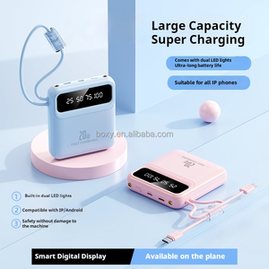 Nuovo Prodotto di Fabbrica: Power Bank Portatile da 10000mAh con Cavo Tipo C, Mini Power Bank da 5000mAh - Product Image 2