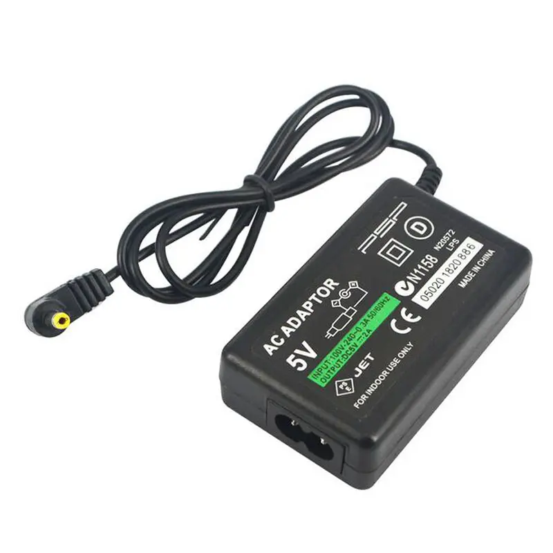 EU Cắm 5V Home Tường Charger Power Supply AC Adapter Xách Tay PSP 1000 2000 3000 Sạc Cáp Dây Nóng