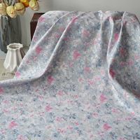 Tissu Jacquard Floral Doré Peint à l'Huile pour Robe, Jupe, Haut, Bagages