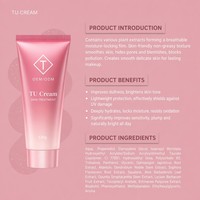 Crème BB Tonifiante 120g OEM/ODM à l'Extrait Végétal d'Aloe Bisabolol, Couvre les Pores, Éclat Instantané, Hydratante pour Peaux Sensibles, Vente en Gros