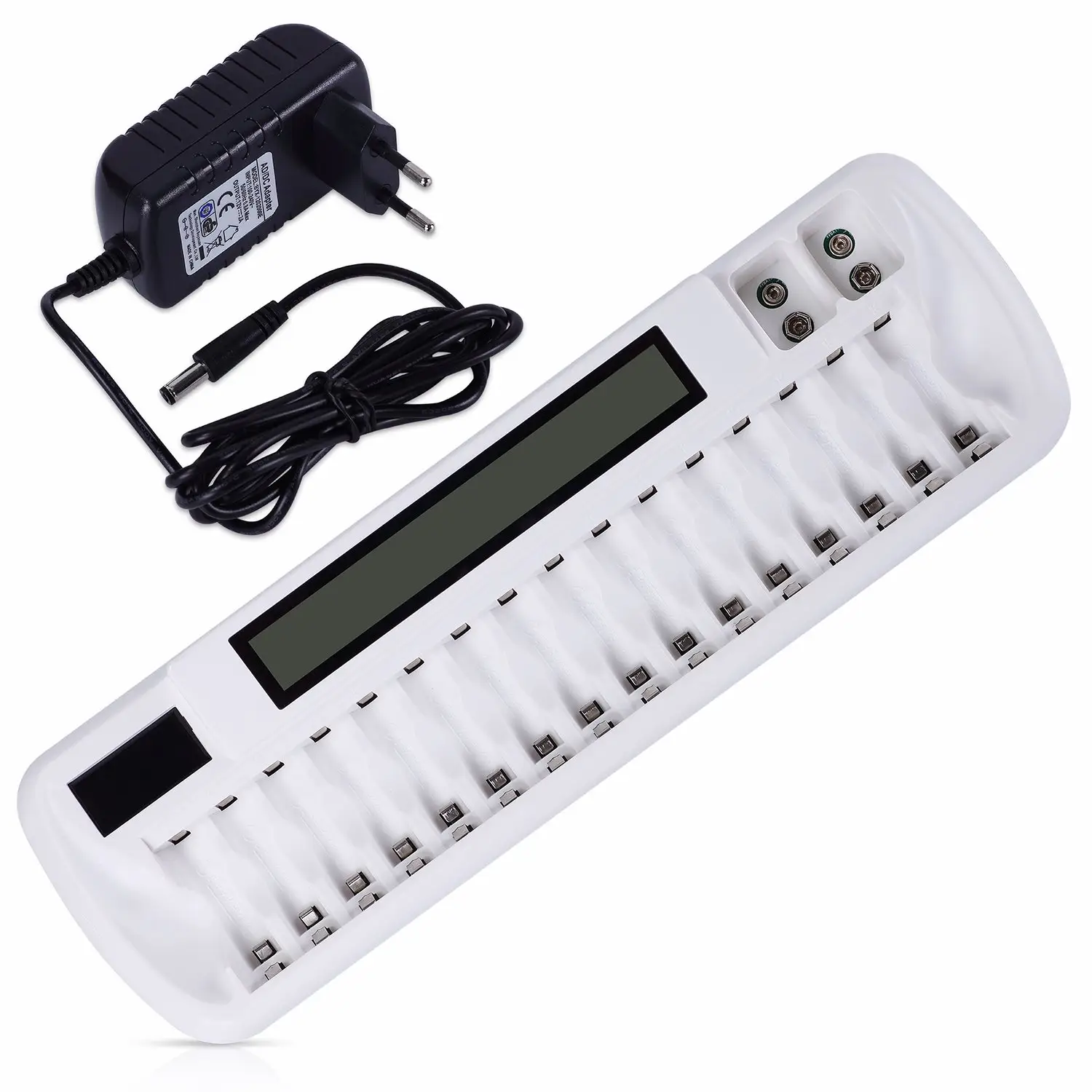 16 Bays NIMH Battery Charger Smart LCD Battery Charger aa aaa battery charger with factory prices