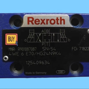 Nuevo Solenoide de Control Direccional Hidráulico de Cuatro Vías R901087087 4WE6E7X/HG24N9K4 de 315 Bares y 6 Puertos NG6 en Stock - Product Image 1