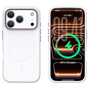 เคสโทรศัพท์ซิลิโคนเหลวแบบมีกรอบโลหะ S138 สำหรับ iPhone 18 17 16 15 Pro Max ฝาหลังนิ่มแบบแม่เหล็ก ป้องกันการกระแทก - Product Image 5