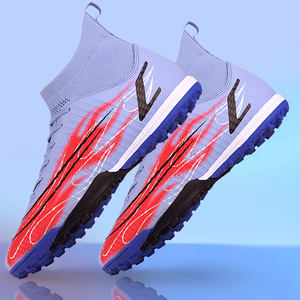 <span class=keywords><strong>Botas</strong></span> de Fútbol de Caña Alta con Cordones para Hombres, Mujeres, Niños y Niñas - FG HG TF - para Fútbol, Futsal, Verano, Invierno, Primavera - Calzado para Deportes de Equipo - Product Image 3