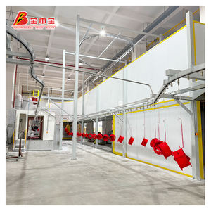 BZB Vollautomatische Pulverbeschichtungsanlage mit Überkopf-Förderband + Pulverbeschichtungskabine + Härtungsofen + Trockenofen - Product Image 4