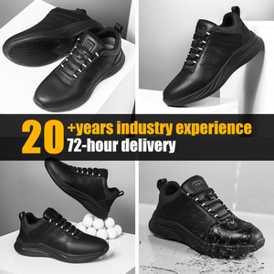 GUYISA <span class=keywords><strong>scarpe</strong></span> <span class=keywords><strong>da</strong></span> Chef serie pantofola in microfibra superiore antiscivolo solido SRC nero suola per uomo - Product Image 2
