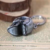Porte-clés pendentif mode homme femme, accessoires pour clés de voiture, breloque vintage en forme de tête de crâne Terminator
