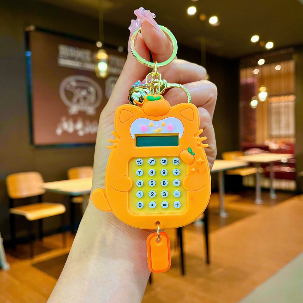 Ordinateur porte-bonheur orange