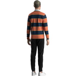 เสื้อโปโลแขนยาวผู้ชายป้องกันริ้วรอย ผสานความทนทาน ความสบาย และความสง่างามอย่างง่ายดาย เสื้อโปโลรักบี้ - Product Image 5