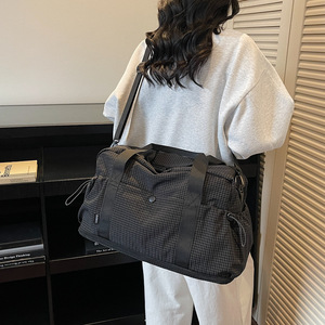 Sac de voyage décontracté pour courtes distances, à porter à la main, à l'épaule ou en bandoulière, avec fermeture à cordon en nylon, 36-55L, sac de voyage étanche pour livres - Product Image 4