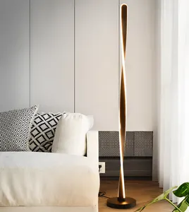 Lâmpadas de piso led modernas, novo design nórdico para sala de estar