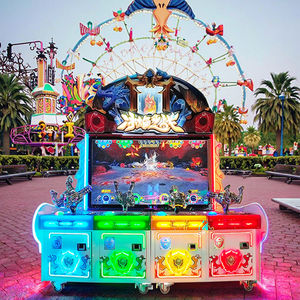 Cuatro jugadores la guerra de hielo fuego para niños y adultos videojuego simulador de tiro con monedas Arcade ametralladora Accesorios - Product Image 1