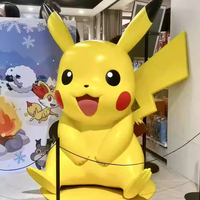 Statue Pokémon géante grandeur nature, sculpture en résine personnalisée, Pikachu, Charizard, grand modèle de personnage de dessin animé pour exposition en extérieur