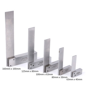 Règle d'angle en acier trempé 90 degrés, équerre de machiniste, nouveau kit d'outils pour ingénieurs - Product Image 1