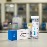 Serie de prueba rápida Calidad del agua para tiras de prueba Ácido peracético y acético para papeles de prueba Instrumento para análisis