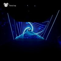 Système de projection holographique immersif, projecteur mural 360° pour réunions et événements