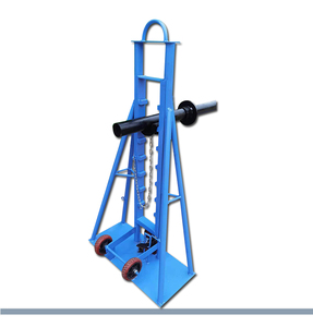 5 toneladas 10t toneladas hidráulico Hable Drum Jack Stand Wire Rope Drum Jack Stand Cable Drum Lifting Jack - Product Image 6