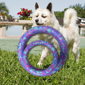 Lingyun di piccole dimensioni eco-friendly Design solido EVA schiuma galleggiante Pet interazioni giocattolo da masticare acqua Stress sollievo per i cani di capodanno - Product Image 2