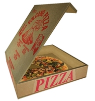 Boîtes à pizza simples pas chères de 8, 9, 10, 11, 12, 13, 14, 15 et 18 pouces, impression offset Italie