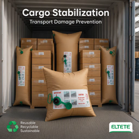 Sac de calage en papier kraft haute résistance et écologique pour la protection des conteneurs de marchandises
