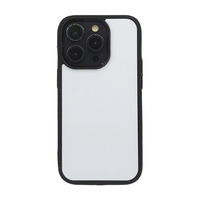 Impression par transfert de chaleur TPU PC coque de téléphone concepteur personnalisé 2D Sublimation classique noir étui pour iPhone 16 Pro Max 15 14 chaud