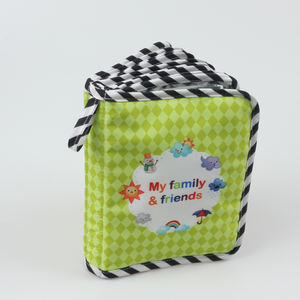 Memory And Friends Baby's My First Family, regalo reflexivo <span class=keywords><strong>para</strong></span> la ducha del recién <span class=keywords><strong>nacido</strong></span>, álbum de 4x6, libro de tela de fotos suave - Product Image 3