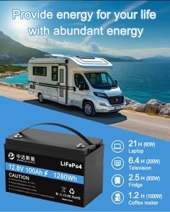 Deep Cycle 12V Lifepo4 Batterijpakket 100Ah 200Ah 300Ah 400Ah 600Ah Zonne-energie Opslagbatterij voor Elektrische Golfkar, Camper, Maritiem gebruik - Product Image 5