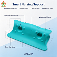 Coussin de positionnement ergonomique pour le côté, soutien respirant et stable pour réduire la pression sur le dos et les hanches, Aiwecare