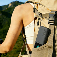 Nouvelle arrivée Lezet PD 100W Rechargeable 20000mAh 73Wh NMC Batterie Power Station Power Bank avec écran numérique Portable PC+ABS