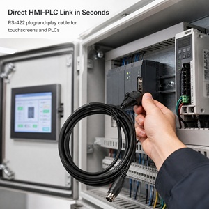HMI PLC สายเคเบิลสื่อสาร FX-50DU-CABO GT01-C30R4-8P RS-422 สำหรับ GOT1000 F940 FX ซีรีส์ - Product Image 3