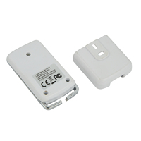 Télécommande à code tournant Hiland T61XX à une seule touche avec portée de 50 m pour l'automatisation des portes de garage et des portails (plastique)