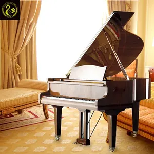 Middleford 1/4 Ekor Coklat Tua Keyboard Grand Bayi Piano dari Cina 88 Tuts