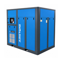 Compresseur d'air à vis industriel Airstone à vitesse fixe et variable 90KW 120HP 7-10Bar IP54 à entraînement direct