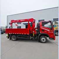 Camion-grue pour l'agriculture : levage d'équipements agricoles, installation d'installations d'engrais et projets agricoles