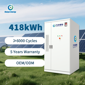 Systèmes de stockage d'énergie industriels et commerciaux haute tension 418 kWh, batteries lithium-ion LiFePO4 OEM, batteries hybrides on-grid/off-grid haute tension - Product Image 1