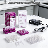 Micropipettes graduées en plastique 200 µL, embouts de micropipettes, embouts de pipettes, laboratoire