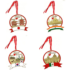 Marcapáginas Metálico Personalizado con Diseño Hueco, Recuerdo de Países como Japón, Corea, India, México, Estados Unidos, Canadá, España y Francia - Product Image 2