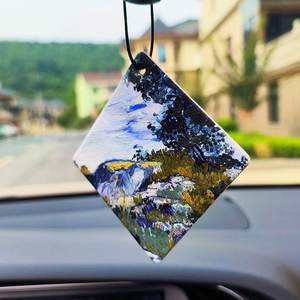 Aromathérapie <span class=keywords><strong>pour</strong></span> voitures Peintures à l'huile <span class=keywords><strong>Van</strong></span> Gogh suspendues Papier personnalisé Parfums <span class=keywords><strong>pour</strong></span> voitures Rafraîchisseur <span class=keywords><strong>d</strong></span>'<span class=keywords><strong>air</strong></span> en gros <span class=keywords><strong>pour</strong></span> voitures - Product Image 6