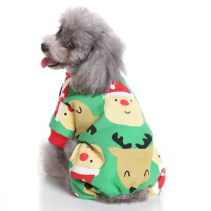 Ropa navideña para mascotas, suéter de perro de alce, papá, muñeco de nieve, de cuatro patas, para invierno