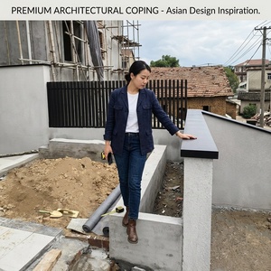 Sistema Moderno di <span class=keywords><strong>Copertura</strong></span> Pareti in Alluminio Impermeabile, <span class=keywords><strong>Copertura</strong></span> per <span class=keywords><strong>Parapetto</strong></span> con Installazione a Scatto per Finiture Esterne di Ville e Hotel - Product Image 5
