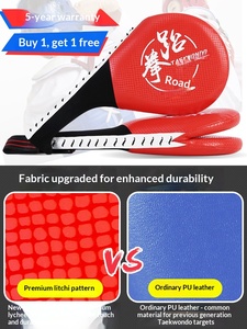 Cible de frappe de <span class=keywords><strong>Taekwondo</strong></span> pour enfants, planche de frappe pied-main avec entraîneur sonore et design jambe de poulet, en matériau EVA écologique, 1 pièce - Product Image 4