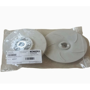 ใบพัดลม Knoll Impeller 4317 สำหรับ Tg40 36 แบบเปิด Vortex Spiral Blade 3 ใบพัด วัสดุ NBR - Product Image 2