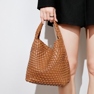 Tas Selempang Wanita Model Baru Mewah Geometris dengan Ritsleting Tunggal, Bahan PU Anyaman, Kasual, dan Fashionable - Product Image 6