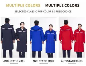 ชุดผ้าฝ้ายบุนวมกันหนาวสำหรับคนงานในฟาร์มเสื้อผ้าทำงานโพลีเอสเตอร์สะท้อนแสงชุดทำงานอุตสาหกรรมเสื้อแจ็คเก็ตสไตล์ PE - Product Image 2