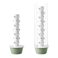 Système hydroponique agricole pour le jardinage en serre Tour aéroponique verticale pour la plantation hors-sol avec composant central de pompe