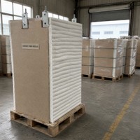 Module en fibre céramique pour four de fusion de cuivre, isolation réfractaire, bloc ignifuge, revêtement résistant à la chaleur 1430°C