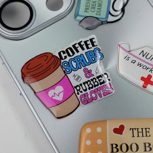 Adesivos de Resina Epóxi 3D com Design Encantador para Capas de Celular, Atacado de Adesivos Decorativos 3D em Cúpula de Resina Epóxi Fofos para Copos - Product Image 6