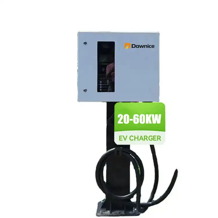 Snelle Elektrische 22kw 20kw 25kw 30kw 35kw 40kw 40a Niveau 3 Auto En Muur Kolom Opladen Spot Type2 Dc Ev Oplader Wallbox Station